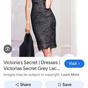 Victoria's Secret Black Lace Dress